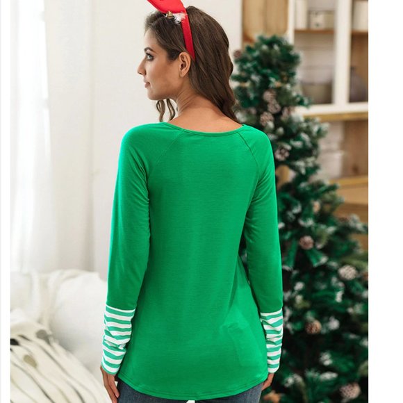 Last ONE! Baby Its Cold Outside Christmas Shirt - Green - Picture 5 of 8